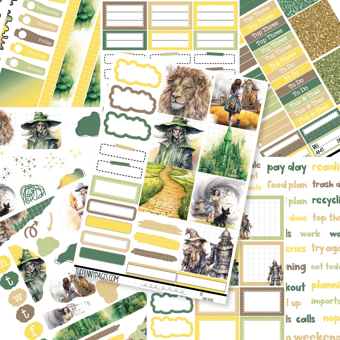 Oz - B6 vertical weekly kit