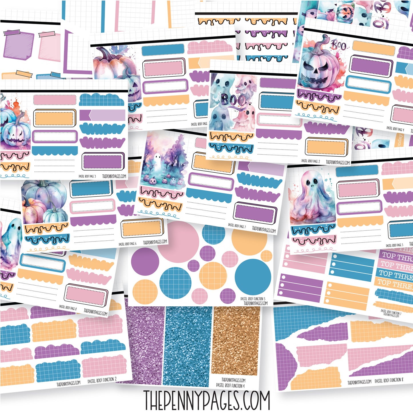 Pastel Boo! - Mini Sheets