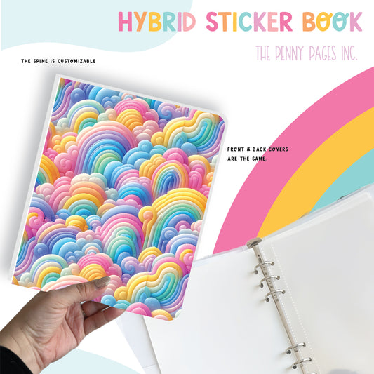 Pastel Rainbow - Hybrid Sticker Book