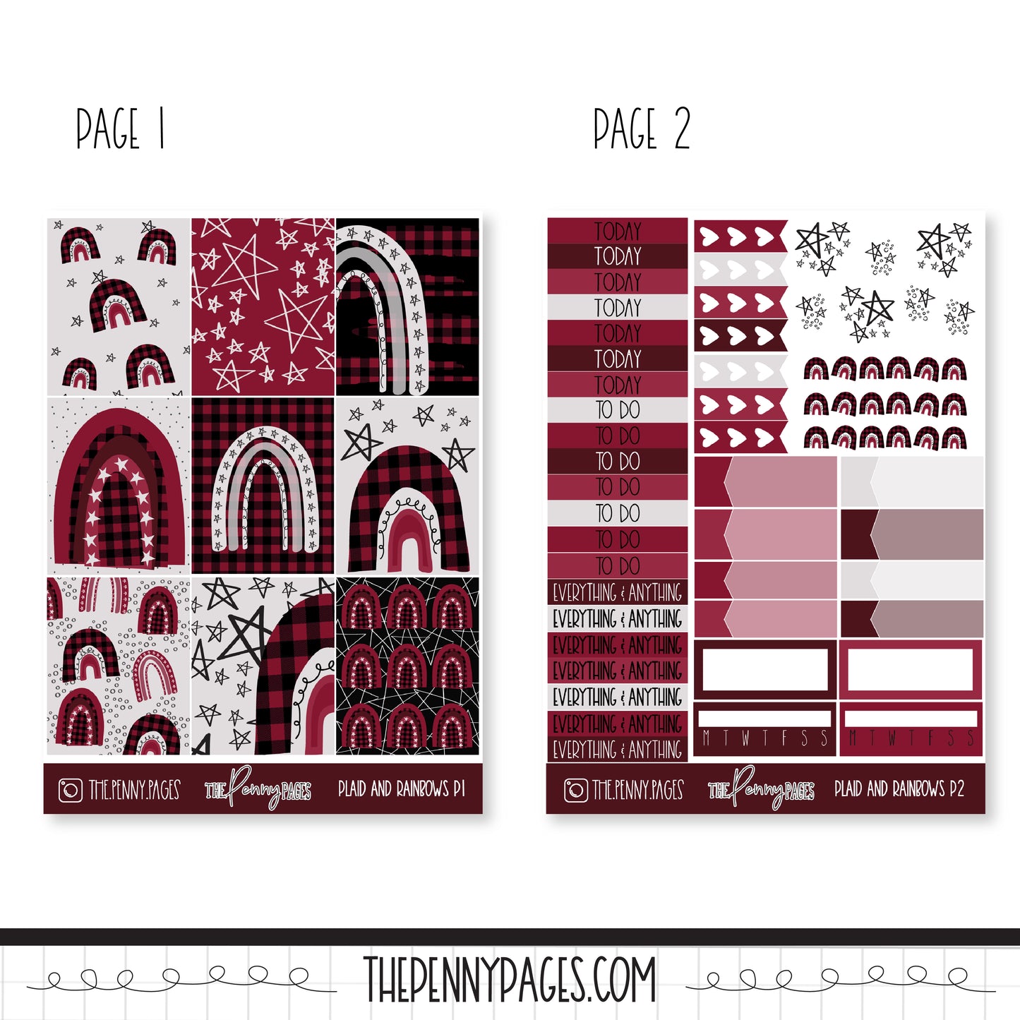 Plaid & Rainbows - 2020 Format