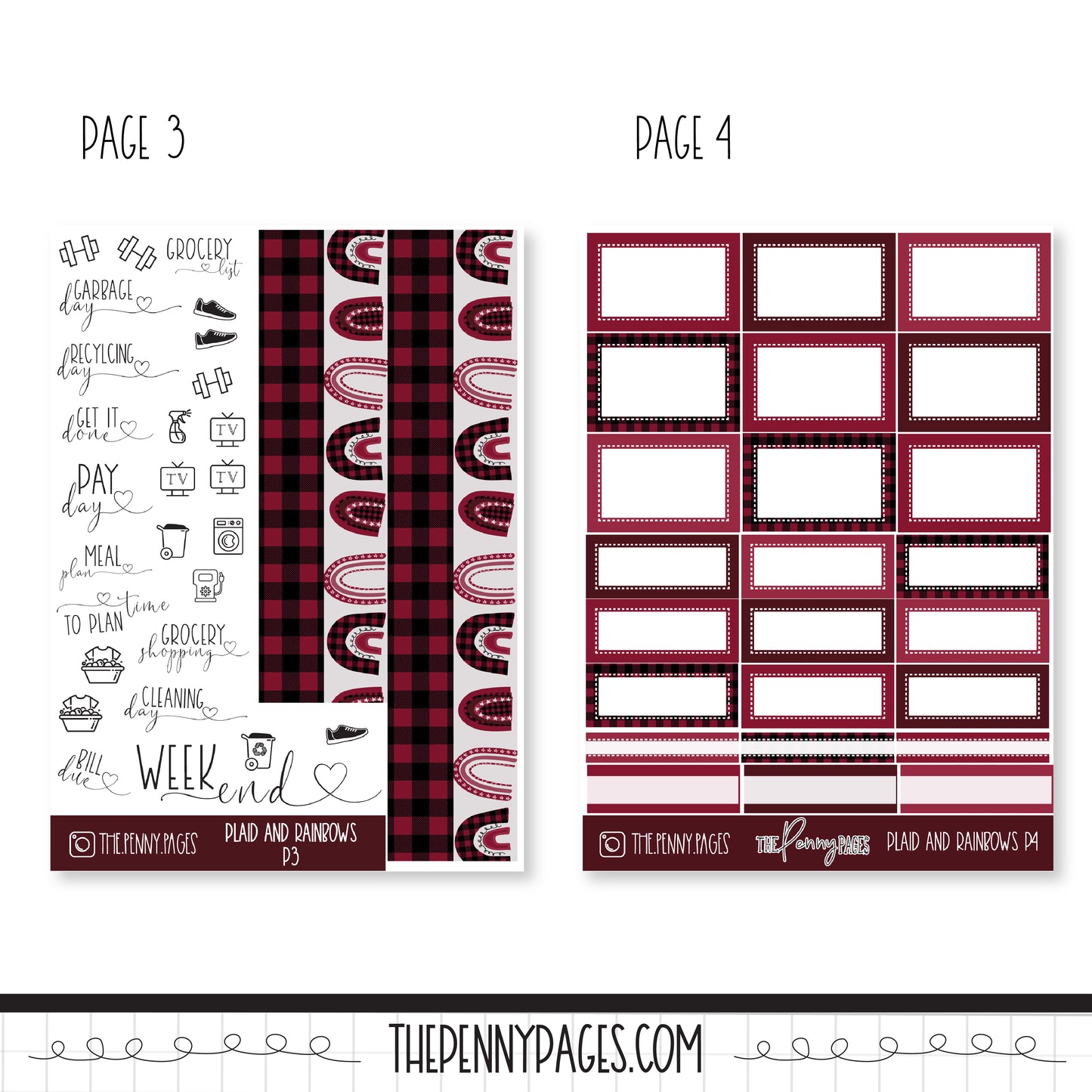 Plaid & Rainbows - 2020 Format