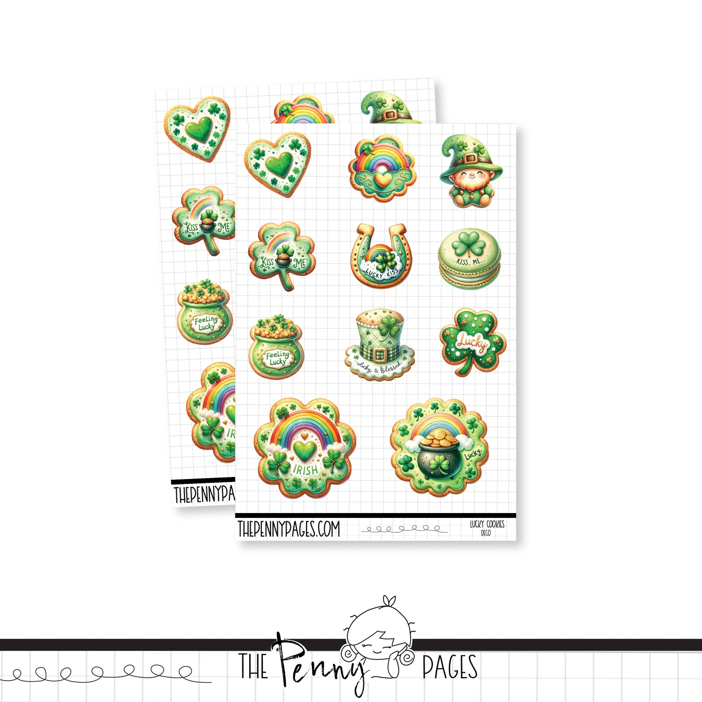 Lucky Cookies - Deco sheet