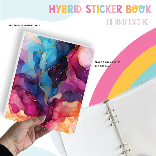 Purple Fire - Hybrid Sticker Book