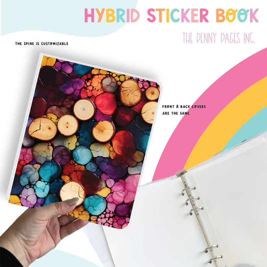 Rainbow Buttons - Hybrid Sticker Book