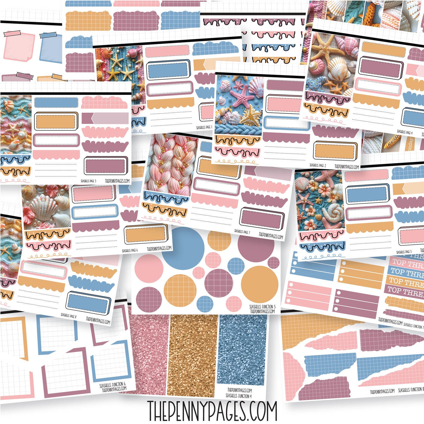 Seashells - Mini Sheets