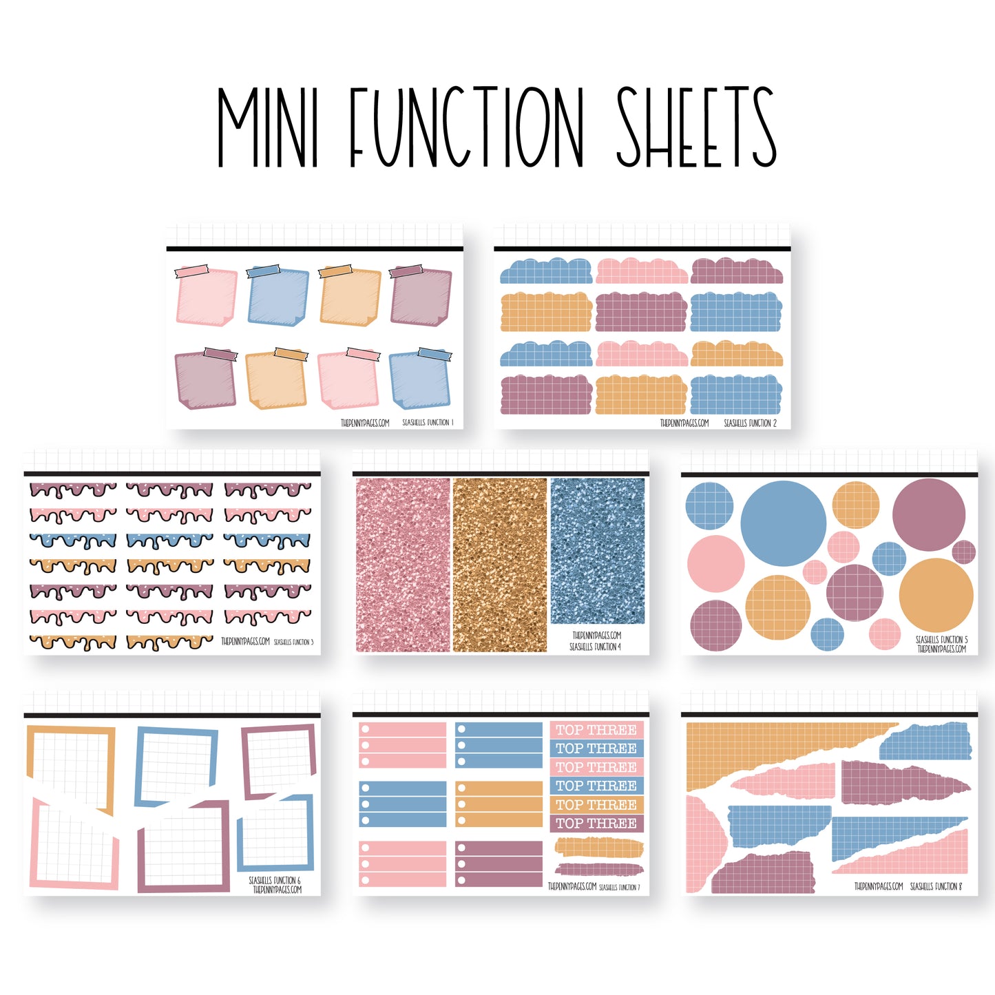 Seashells - Mini Sheets