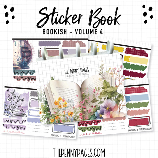 Sticker Book - Volume 4 - Bookish
