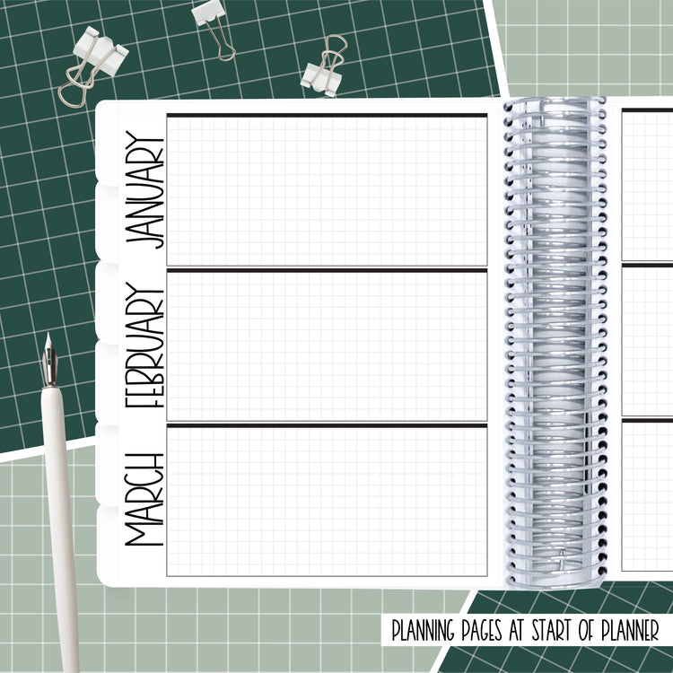 Far Away Place - A5 Wide - Daily Be Productive Planner