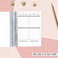 Cotton Candy - B6  Horizontal  Weekly Planner
