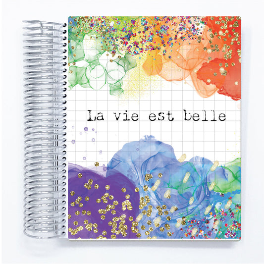 La Vie est Belle - A5  Horizontal  Weekly Planner