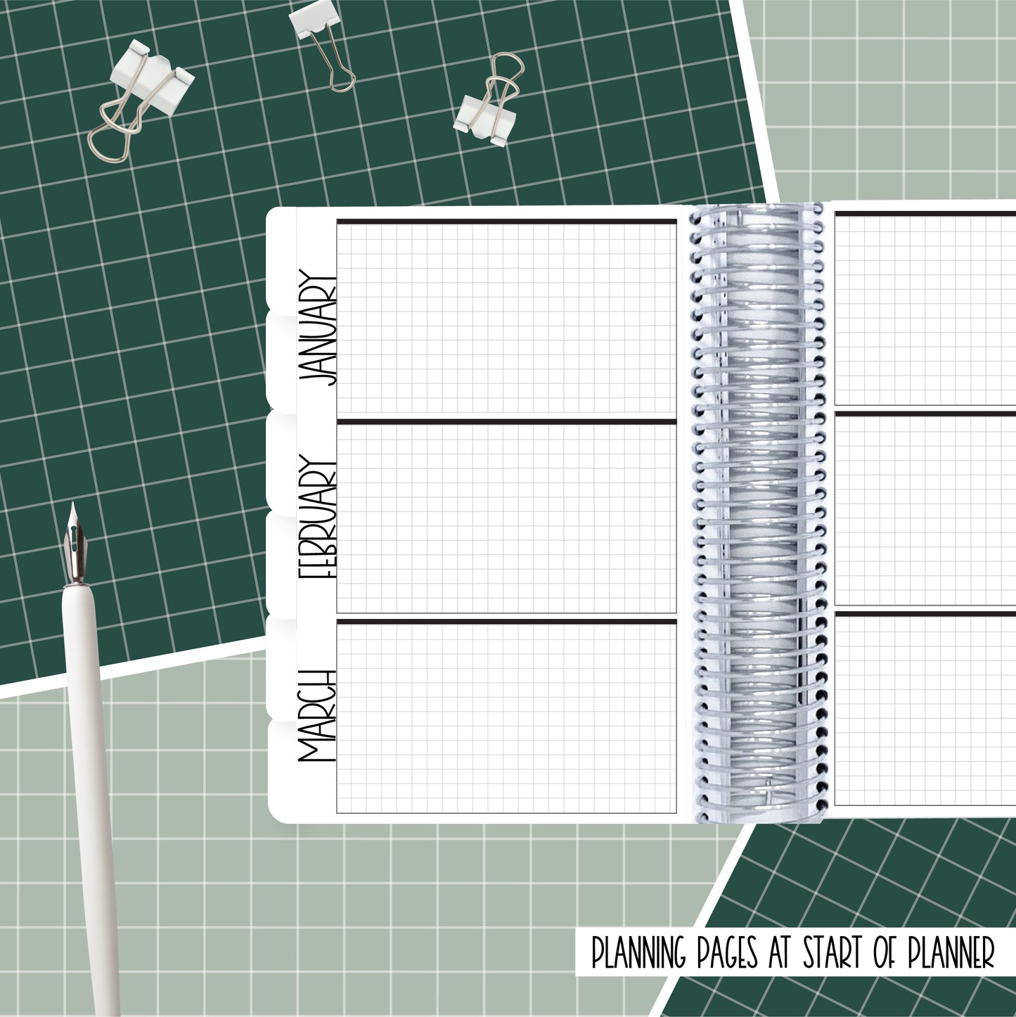 Winter Nights - A5 Monthly Planner