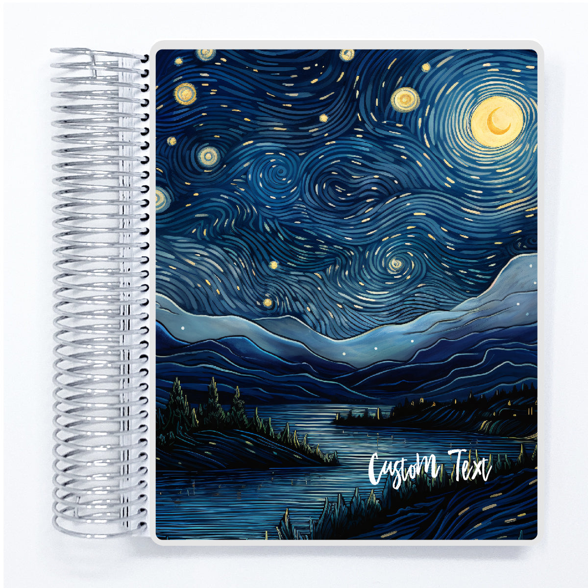 Starry Night - A5 Daily with Journaling Planner