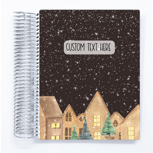 Winter Nights - A5 Wide  Vertical Weekly Planner
