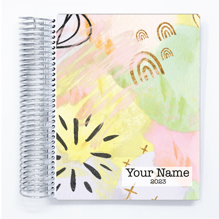 Sunshine & Rainbows - A5 Wide Daily with Journaling Planner