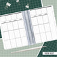 Whale tail - A5  Vertical  Weekly Planner