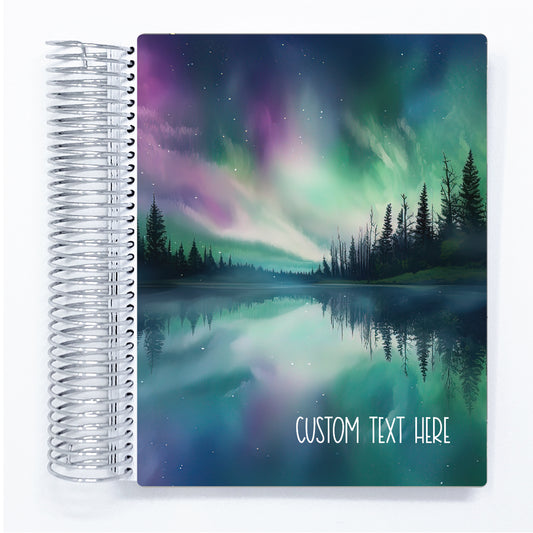Lake Aurora Borealis - A5 Wide - Monthly Planner