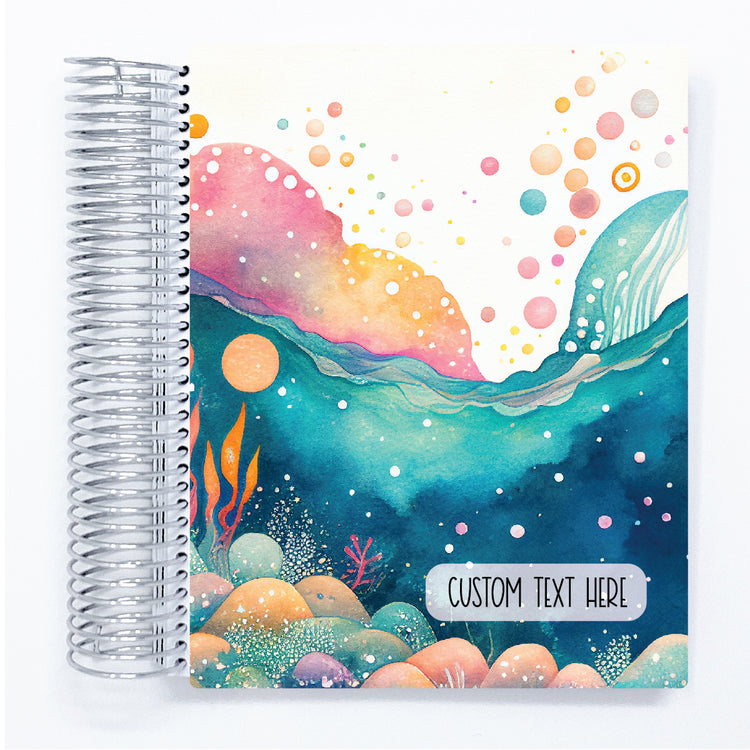 Whale tail - B6 - Monthly Planner