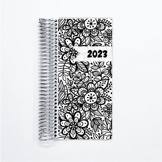 Bold Florals - Penny Size - Monthly Planner