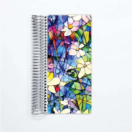 Stained Flowers - Penny Size - Hybrid Planner