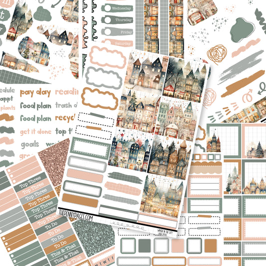 Winter in the City  - B6 vertical weekly kit