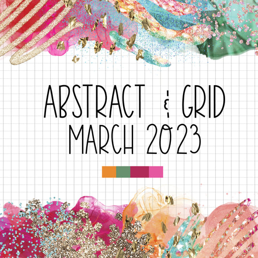 Abstract & Grid - March 2023 - Tangerine