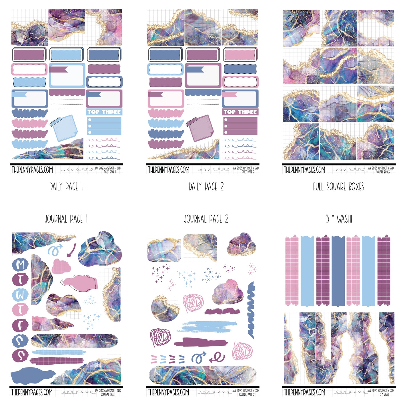 Abstract & Grid - January 2023