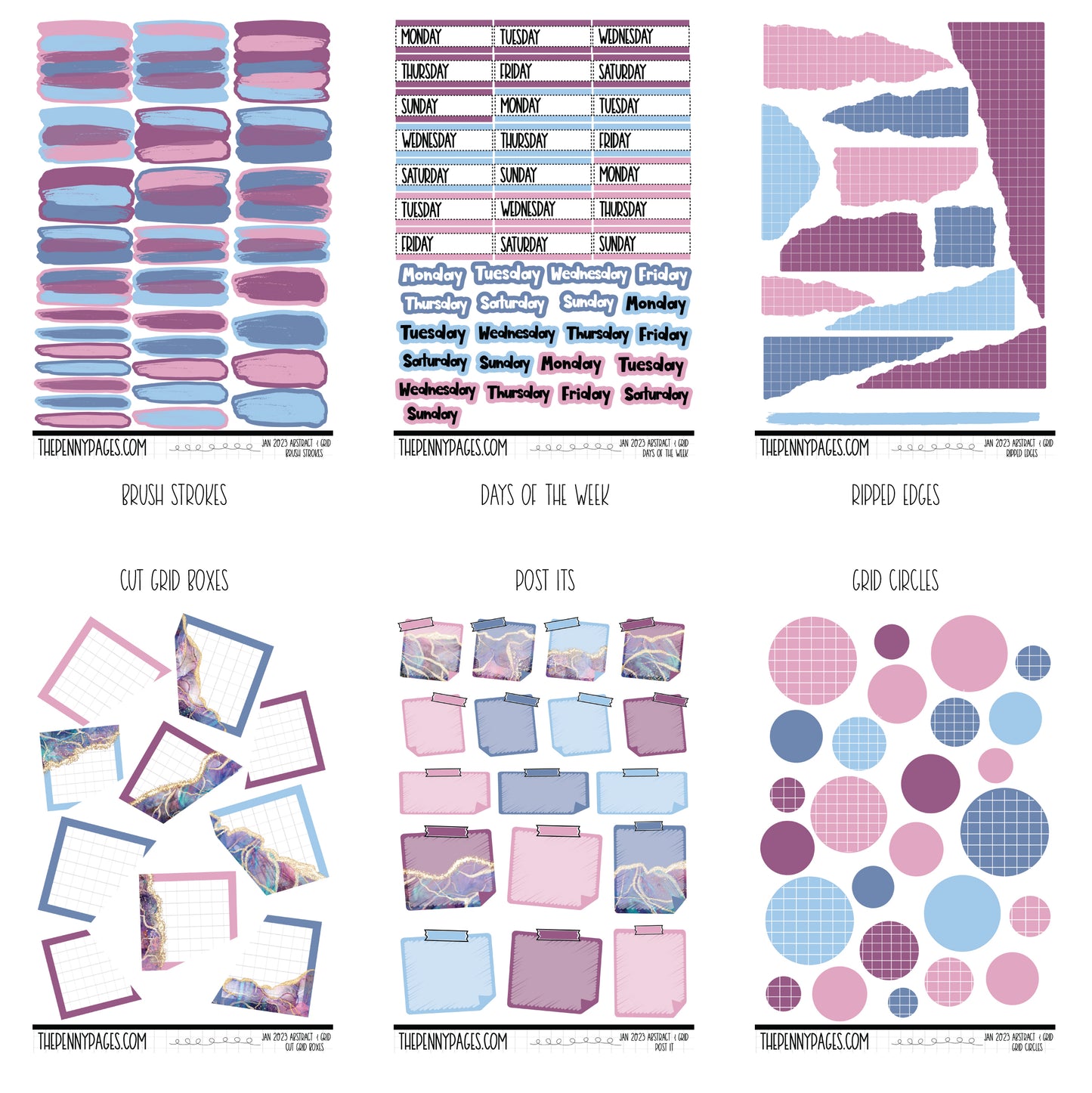 Abstract & Grid - January 2023