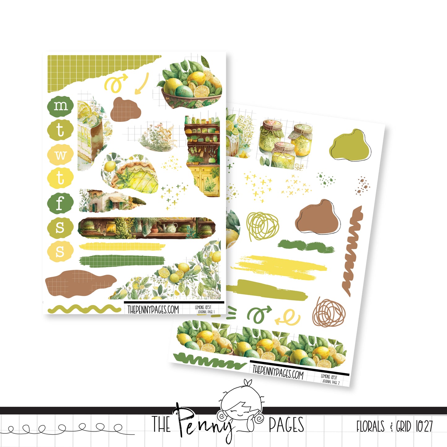 #1037 Lemons - Journaling Kit