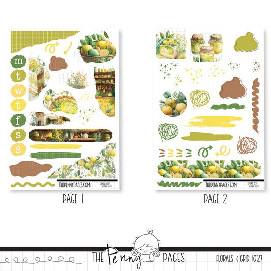 #1037 Lemons - Journaling Kit