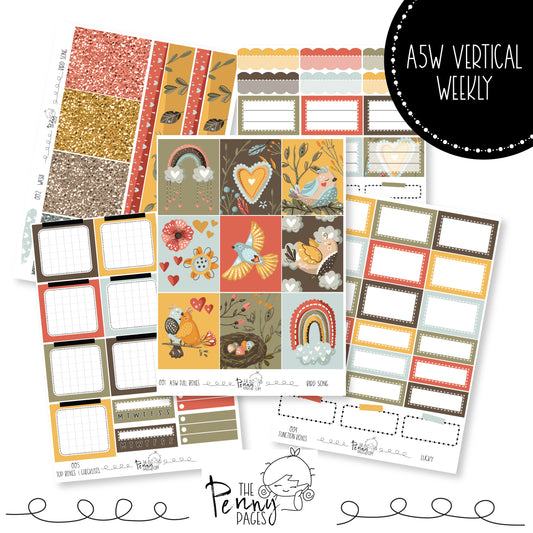 A5W weekly kit - Bird Song