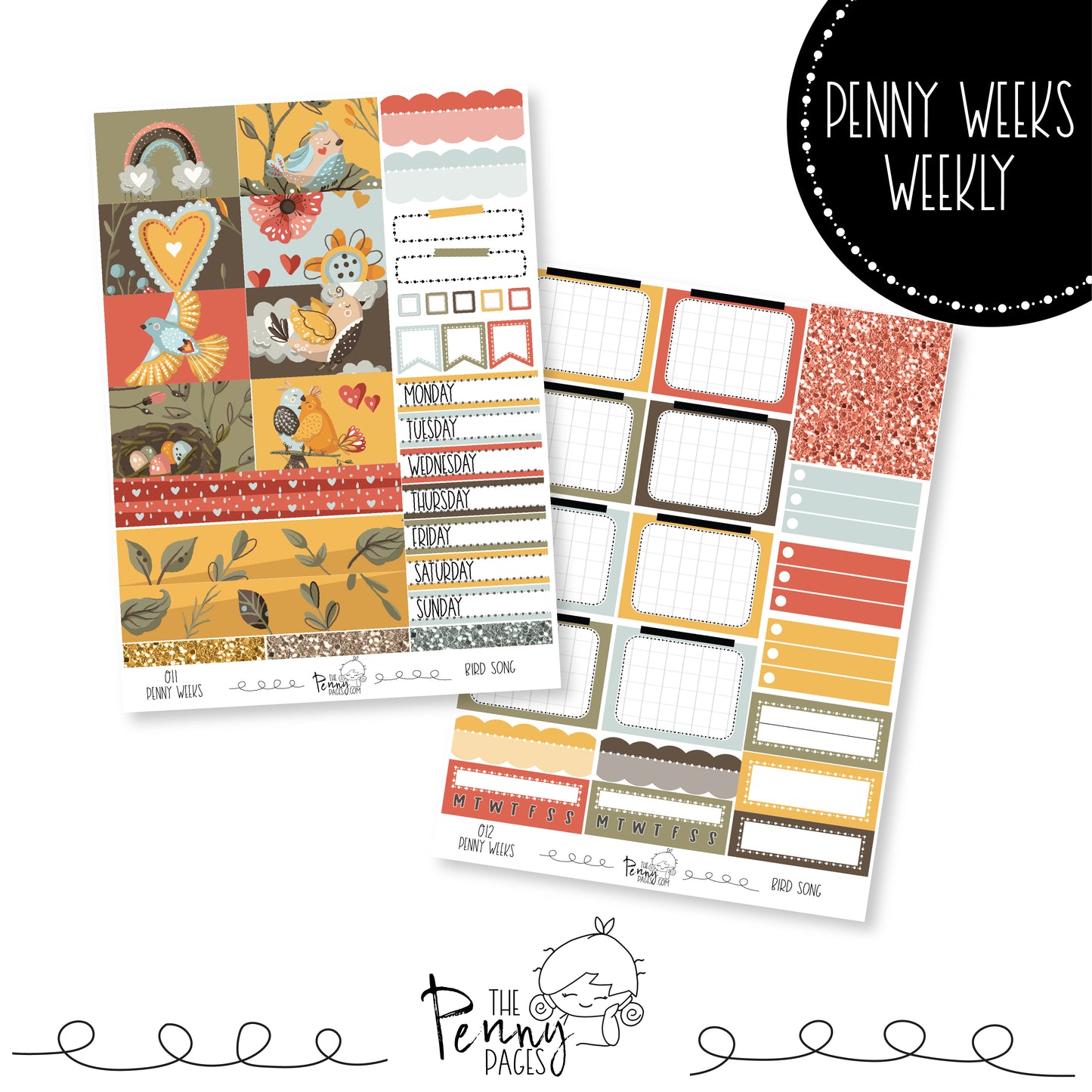 Penny Weeks weekly kit - Bird Song