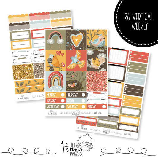 B6 weekly kit - Bird Song