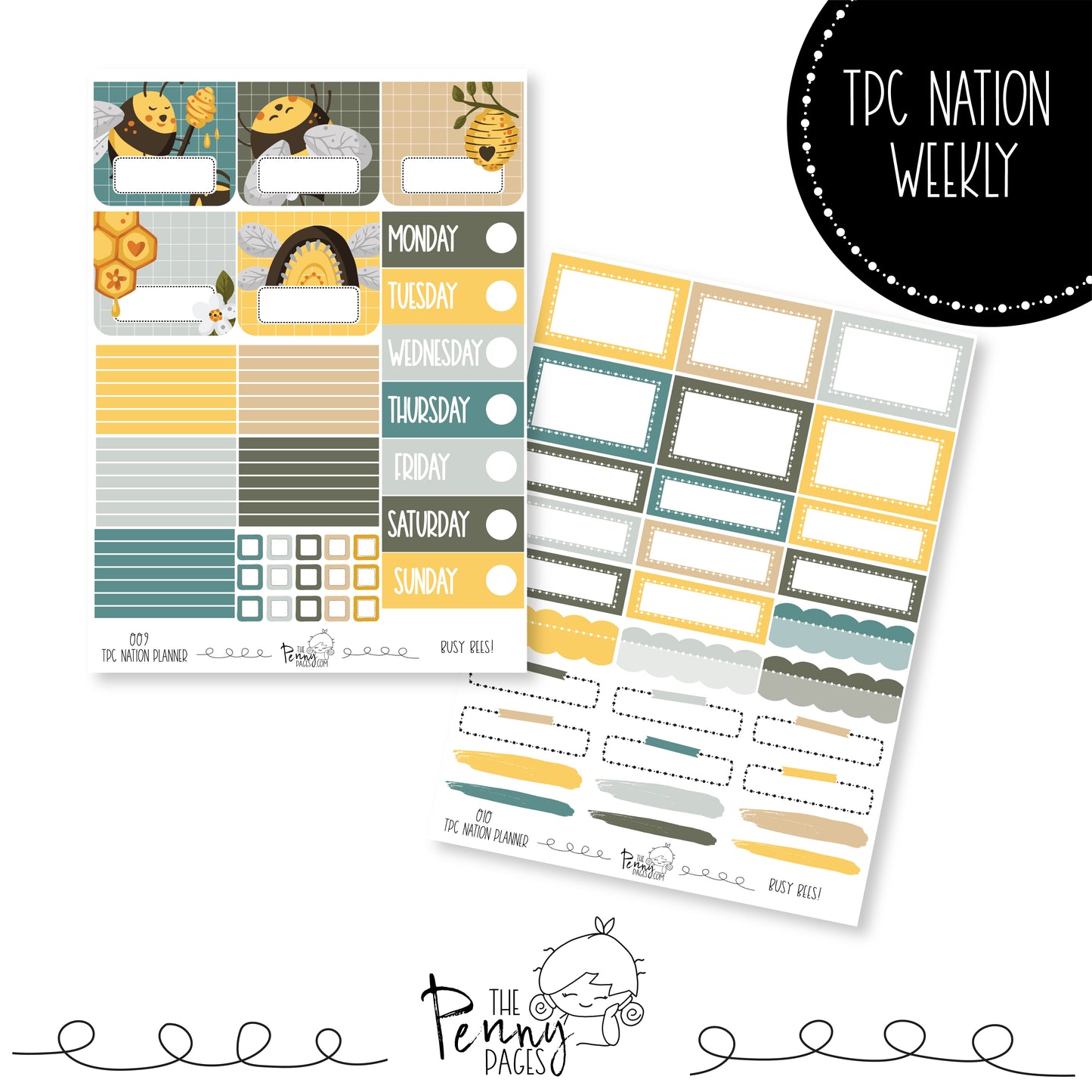 Pentrix Planner - Busy Bees