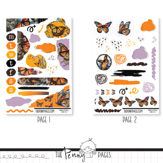 #1043 Monarch Butterflies - Journaling Kit