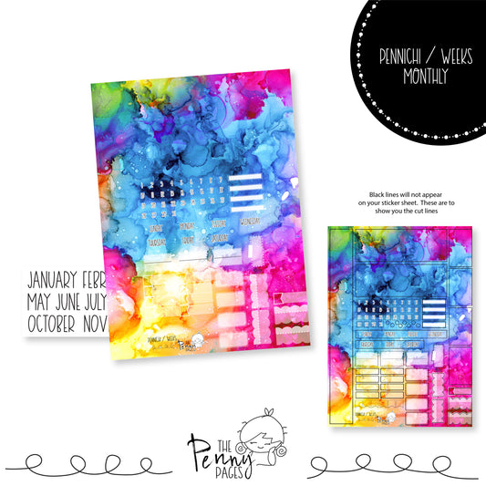 Various Size Monthly kit - life in color