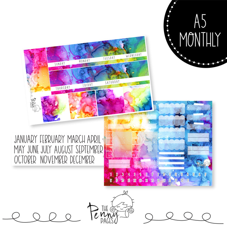 Various Size Monthly kit - life in color