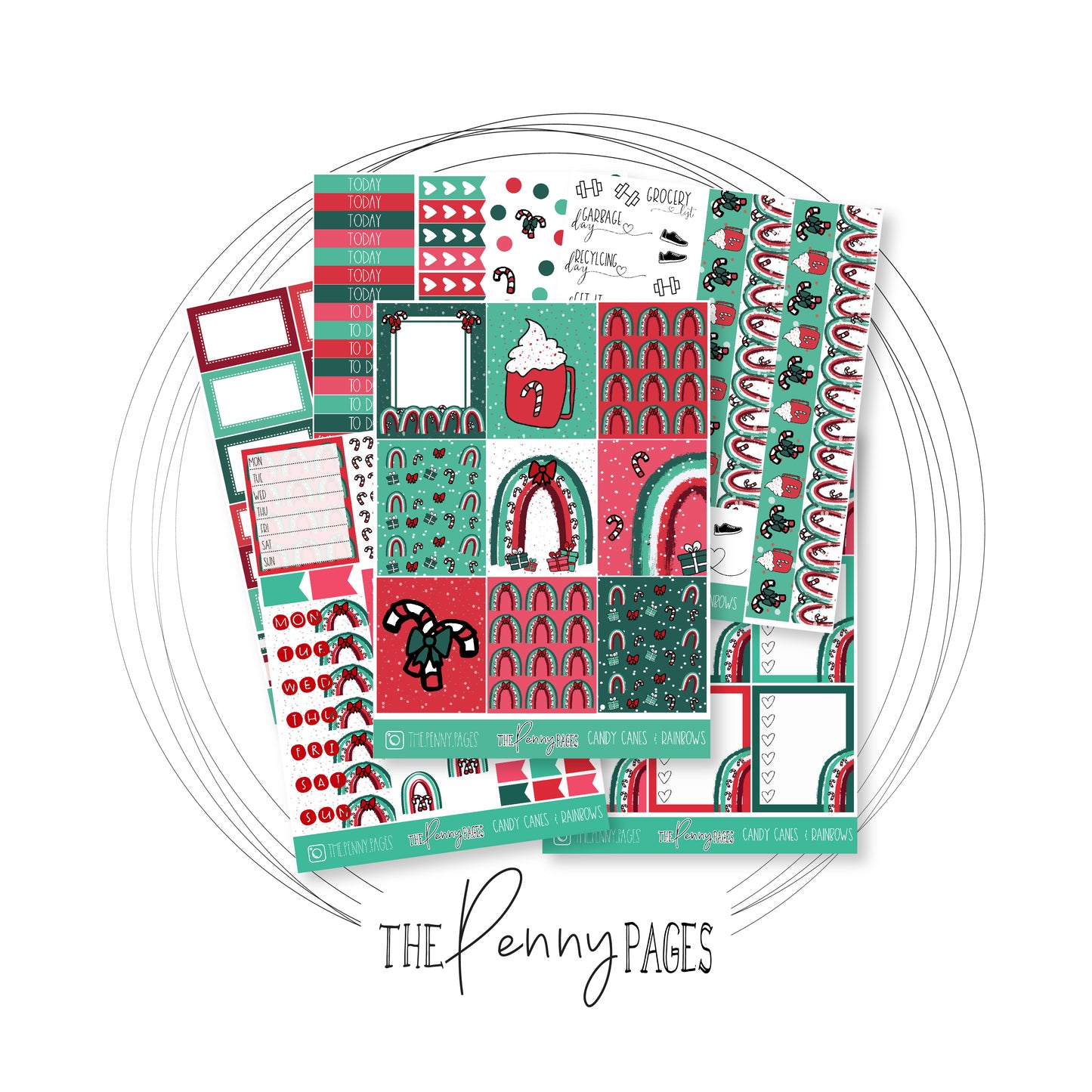 Candy Canes and Rainbows - Old format