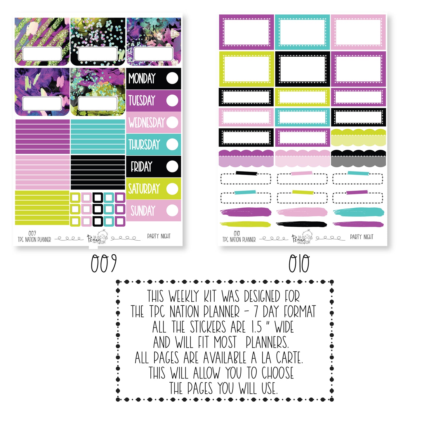 Pentrix Planner - Party Night