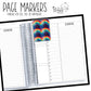 Page Markers - Disc, Coil, Unpunched - RAINBOWS