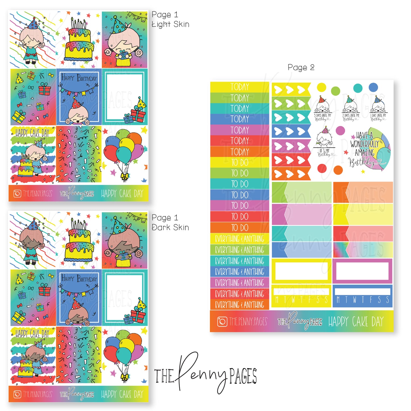 Happy Cake Day Rainbow - Old format