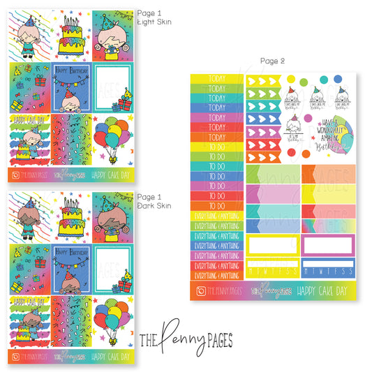 Happy Cake Day Rainbow - Old format