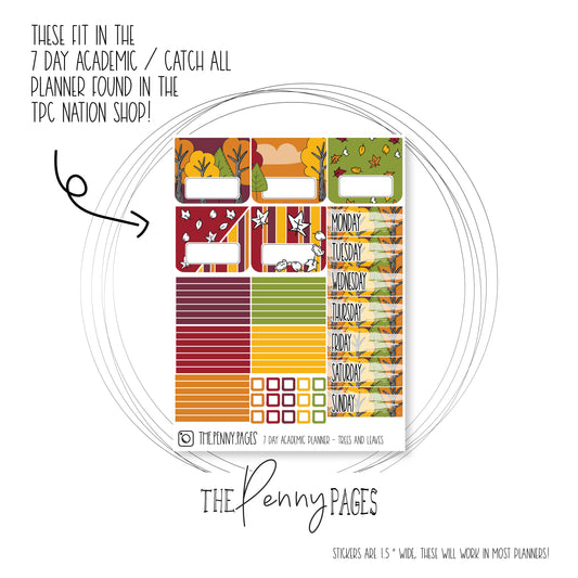 Pentrix Planner - Trees and Leaves