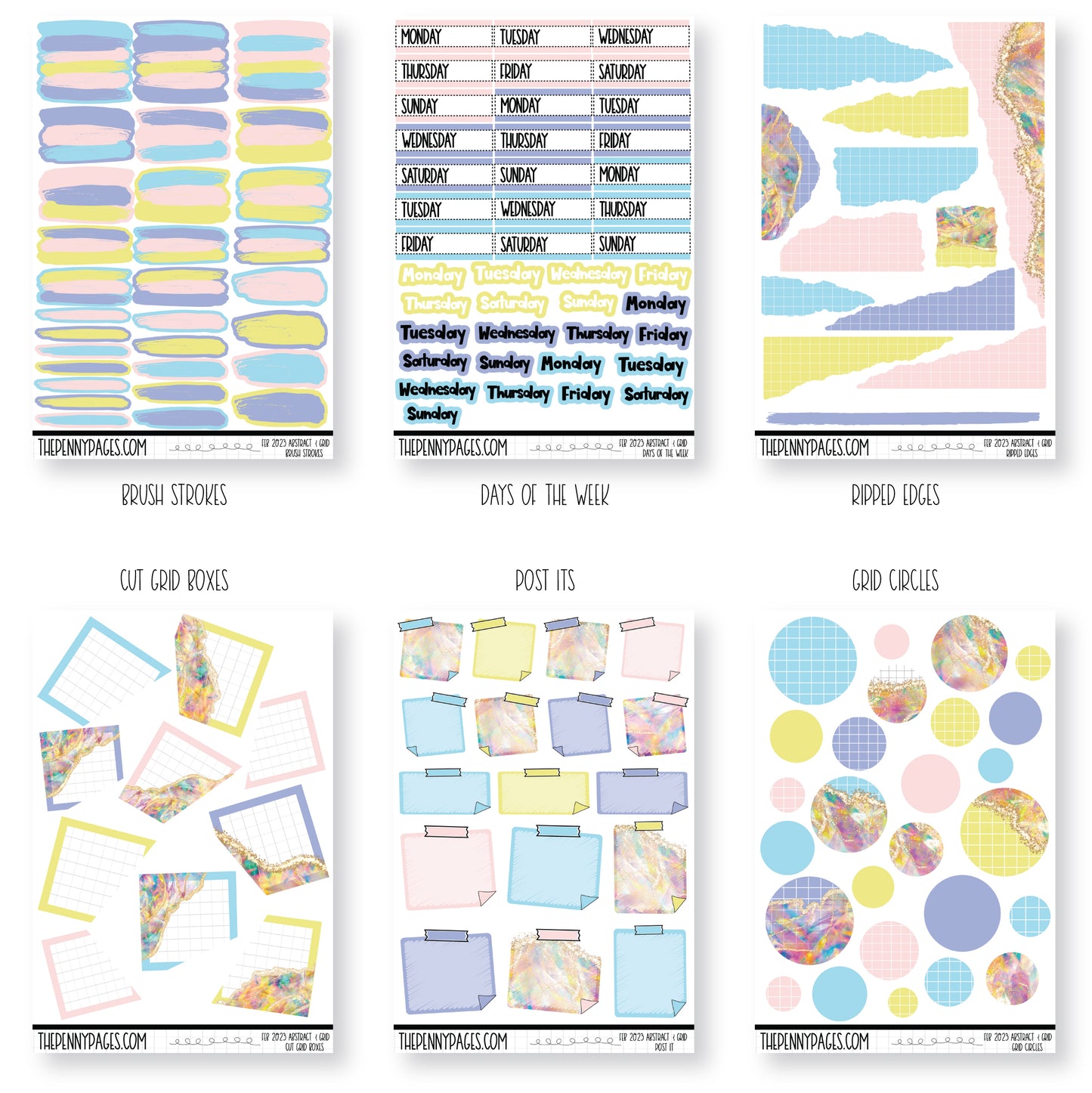 Abstract & Grid - February 2023 - Unicorn