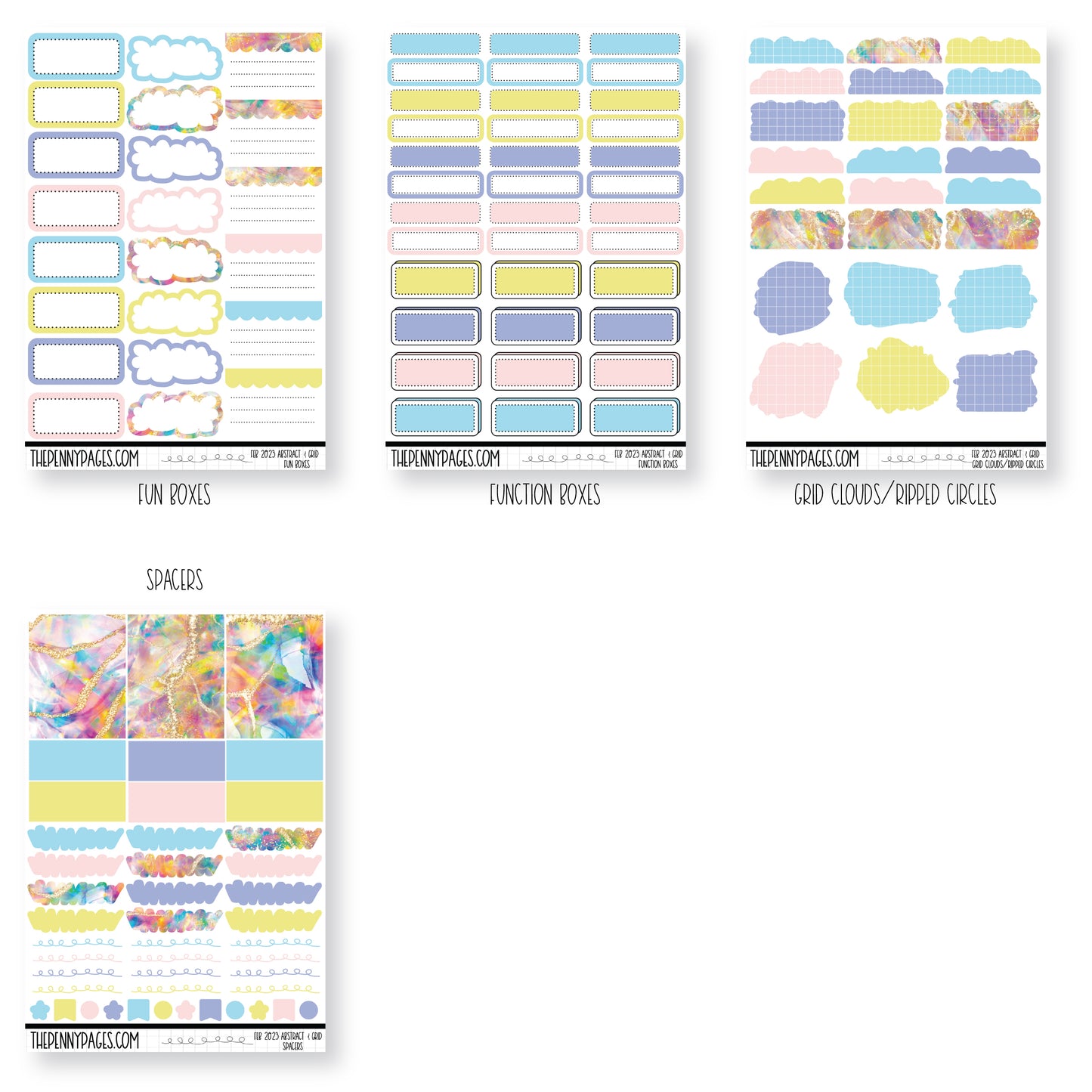 Abstract & Grid - February 2023 - Unicorn