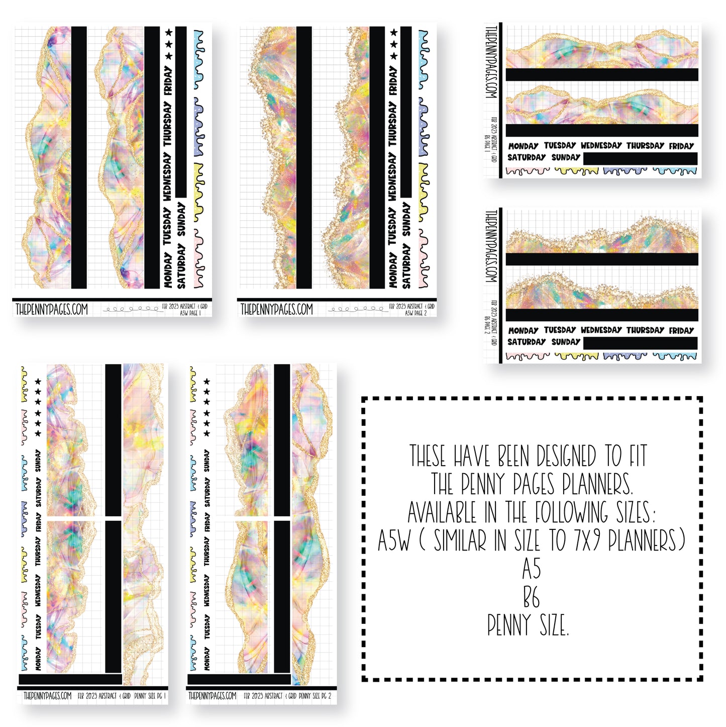 Abstract & Grid - February 2023 - Unicorn