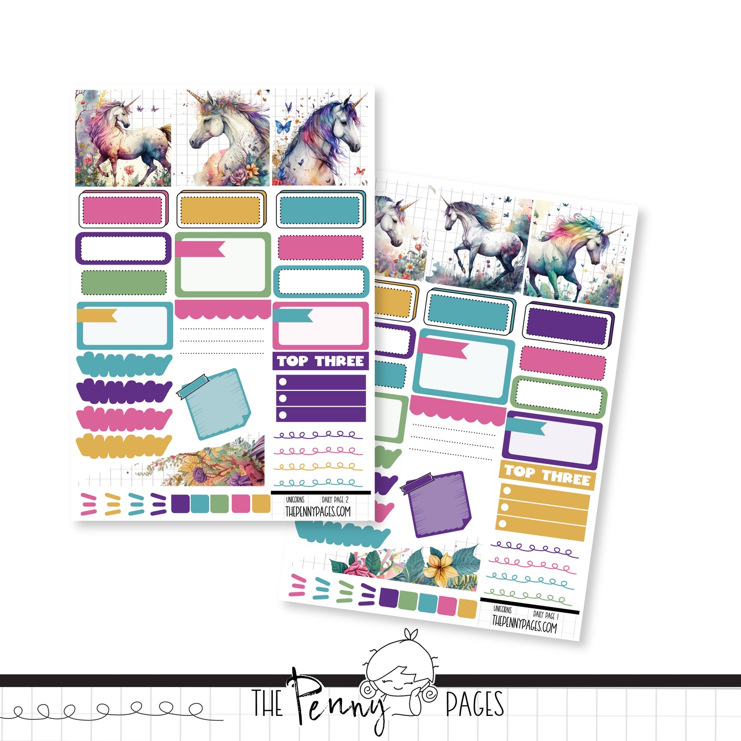 #1042 Unicorns  - Daily Pages