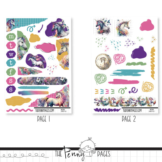 #1042 Unicorns - Journaling Kit