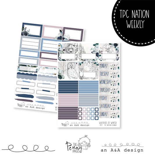 Pentrix Planner - Whispers of Winter