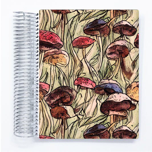 Mushroom - A5 Daily Be Productive Planner