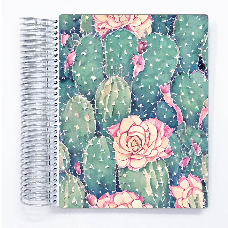Cactus Rose - A5 Wide - Monthly Planner